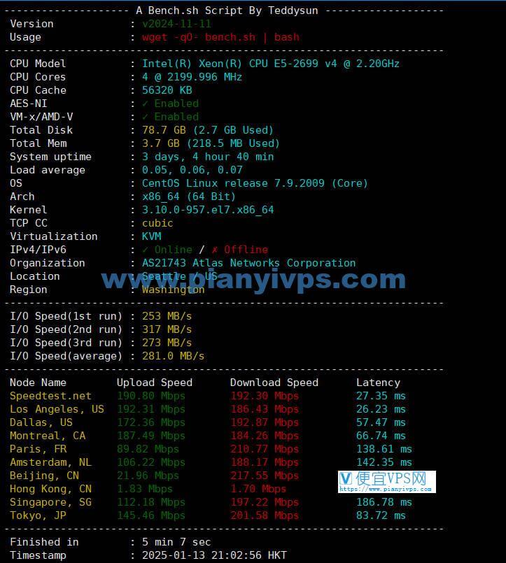 丽萨主机美国家宽 VPS 测评